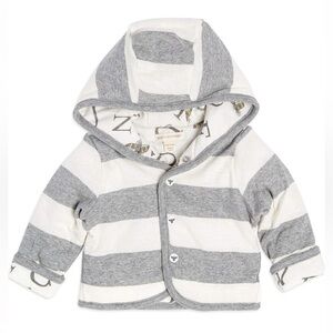 Burts Bees Baby Organic Reversible Hooded Jacket for Kids 12m